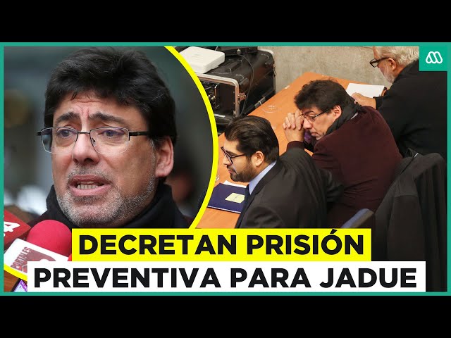 Alcalde Daniel Jadue queda en prisión preventiva por delitos de cohecho y fraude al fisco