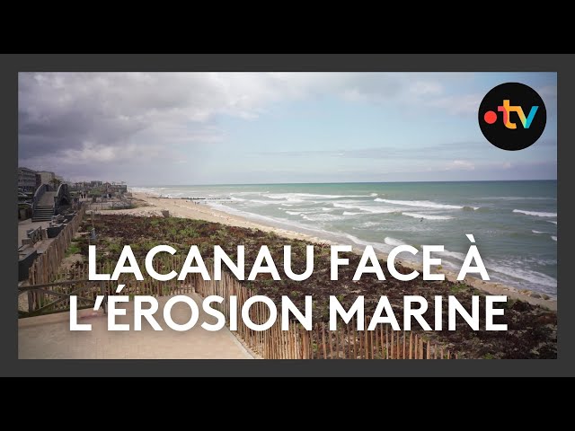 ⁣Érosion : Lacanau face à l'assaut des vagues de l'océan