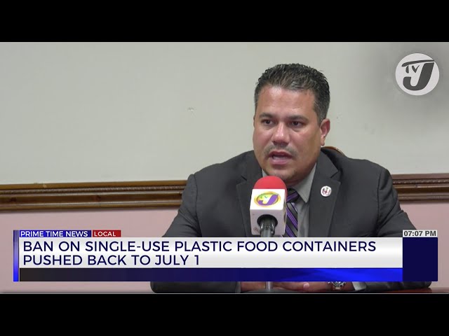 Ban on Single-use Plastic Food Containers Pushed Back to July 1 | TVJ News