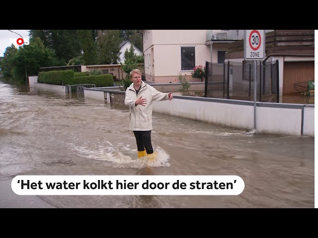 ⁣Schade en overlast door het hoge water in Baar-Ebenhausen