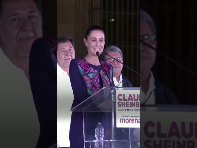 ⁣Mexico elects first woman president, Claudia Sheinbaum #Shorts