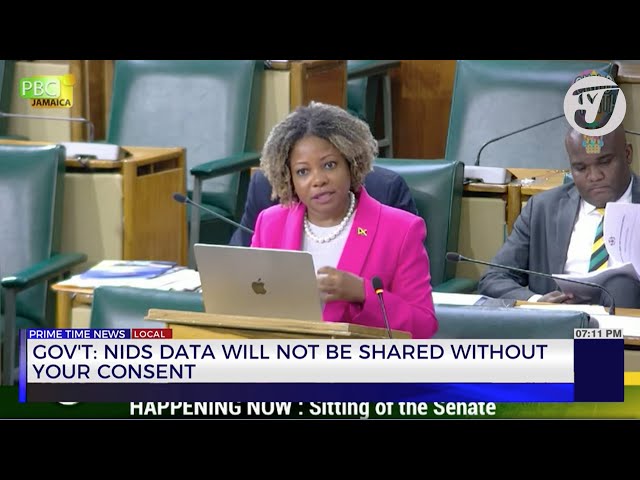 Gov't: NIDS Data will not be Shared without your Consent | TVJ News