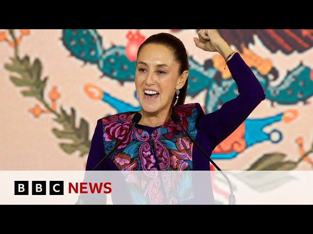 ⁣Mexico election: Claudia Sheinbaum named country's first woman president | BBC News