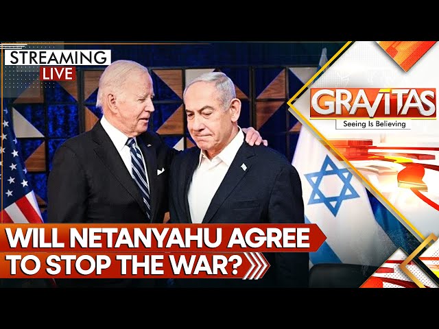 ⁣Israel-Gaza War: Netanyahu trapped in Biden's plan as fighting intensifies | Gravitas LIVE | WI