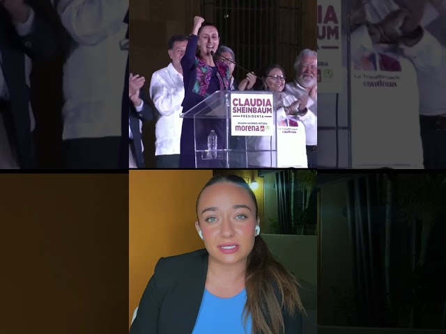 ⁣Mexico elects 1st woman president