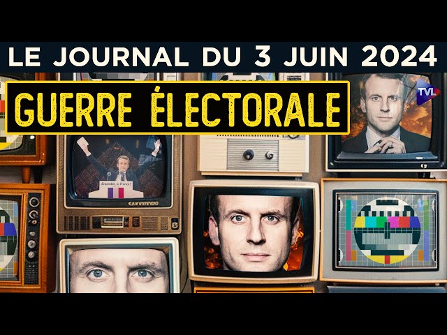⁣Macron, le coup d’État guerrier ? - JT du lundi 3 juin 2024