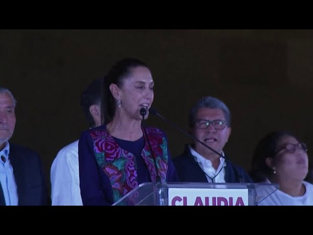 ⁣Mexico makes history electing its first female president
