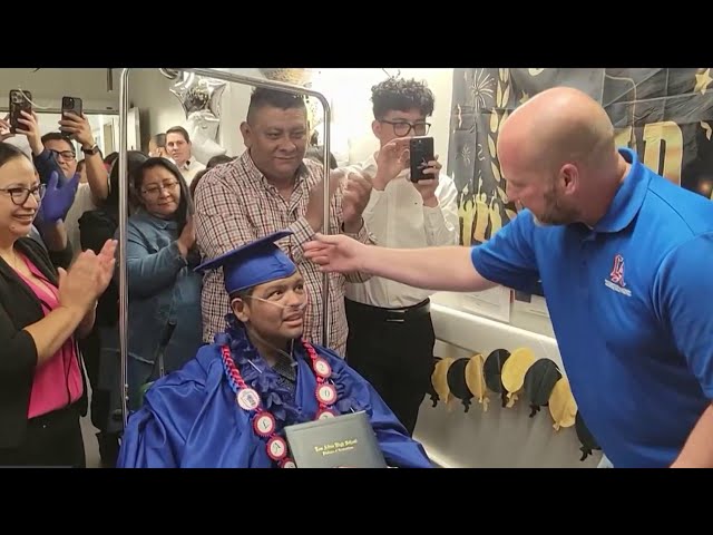 ⁣Baldwin Park Hospital celebrates patient's graduation