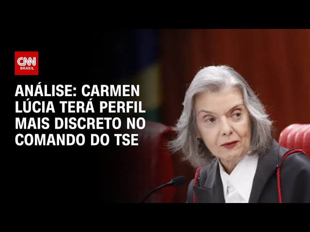 ⁣Análise: Carmen Lúcia terá perfil mais discreto no comando do TSE | BASTIDORES CNN