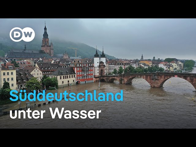 ⁣Das Hochwasser im Süden Deutschlands hält die Region in Atem | DW Nachrichten