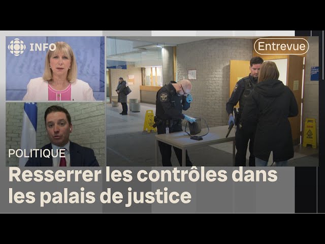 ⁣Québec injecte 31M$ pour rendre les palais de justice plus sécuritaires | Isabelle Richer