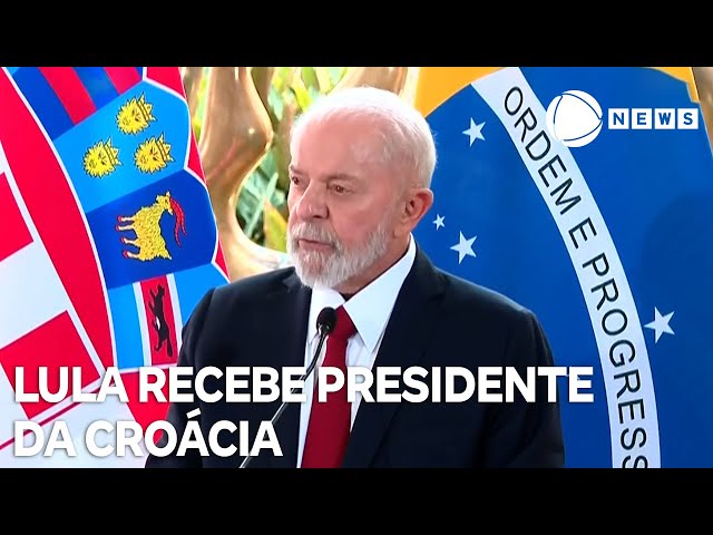 ⁣‘Nossas regiões estão ameaçadas pelo extremismo’, diz Lula após reunião com o presidente da Croácia