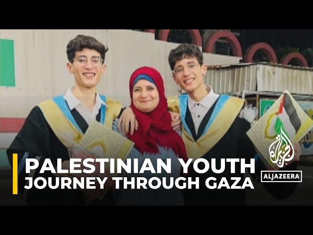 ⁣Young Palestinian man's devastating journey throughout the war in Gaza