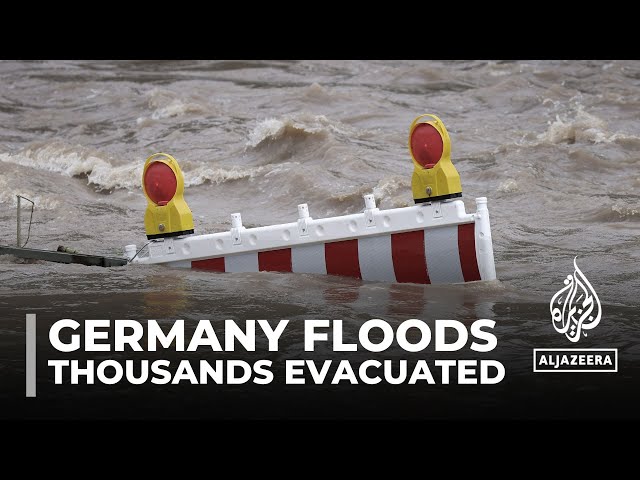 ⁣Four dead in Germany floods: Thousands of people forced to evacuate