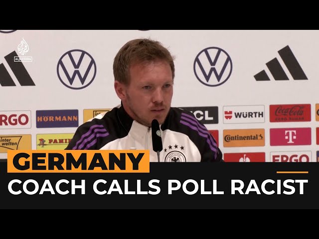 ⁣Poll about German national football team slammed as racist by coach | Al Jazeera NewsFeed