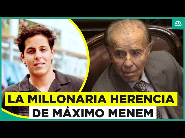 ⁣Propiedades y acciones: La millonaria herencia que podría recibir Máximo Menem