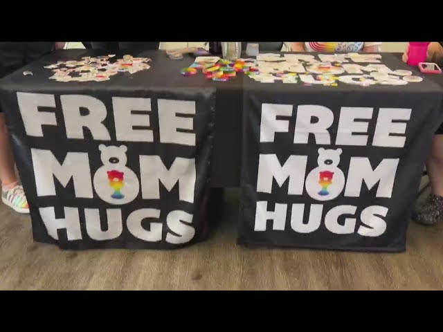 ⁣"Free Mom Hugs" organization spreading love in Metro Detroit during Pride Month