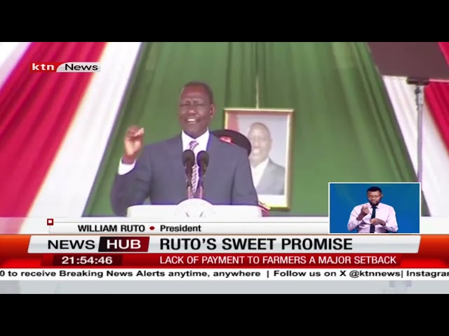 ⁣President Ruto promises to have bonuses for cane farmers