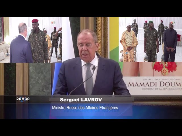 ⁣www.guineesud.com. Coopération: le ministre Russe Serguel Lavrov des Affaires Étrangères à Conakry