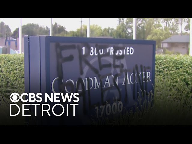 ⁣Southfield law office vandalized with pro-Palestinian graffiti