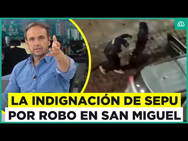 ⁣"No hay respeto por el otro": La indignación de Sepu ante robo a familia en San Miguel