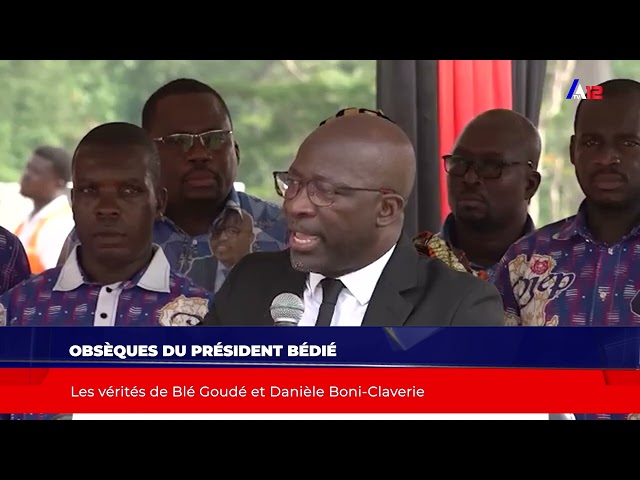 Obsèques du président Bédié Les vérités de Blé Goudé et Danièle Boni Claverie