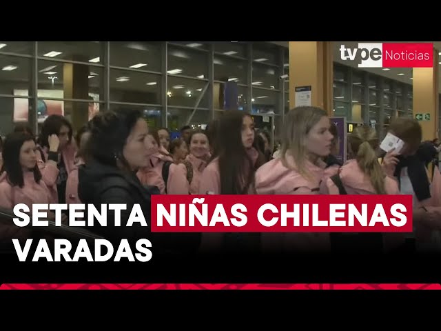 ⁣Caos en Aeropuerto Jorge Chávez: 70 niñas chilenas deberán esperar dos días para regresar a Chile