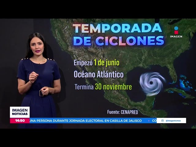 ⁣Inicia la temporada de ciclones tropicales en el Atlántico