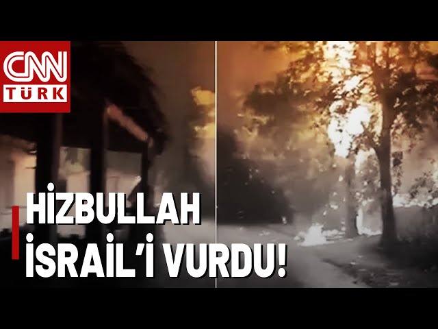⁣SON DAKİKA!  | İsrail Yanıyor! Hizbullah İsrail'i Vurdu, İsrail'de Birçok Noktada Yangın Ç