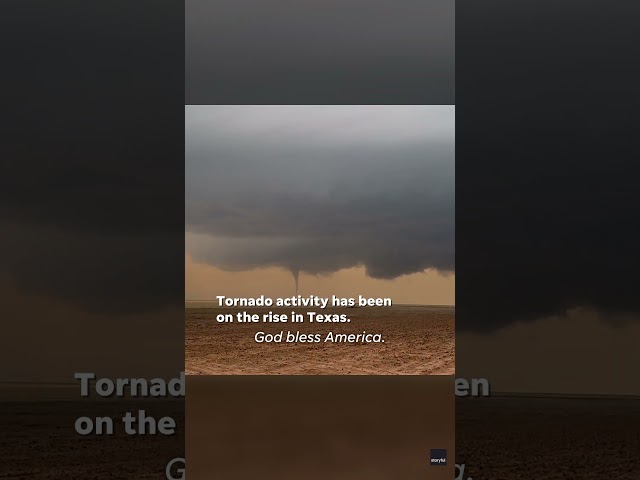 ⁣Watch: Tornado spotted in Texas Panhandle #Shorts