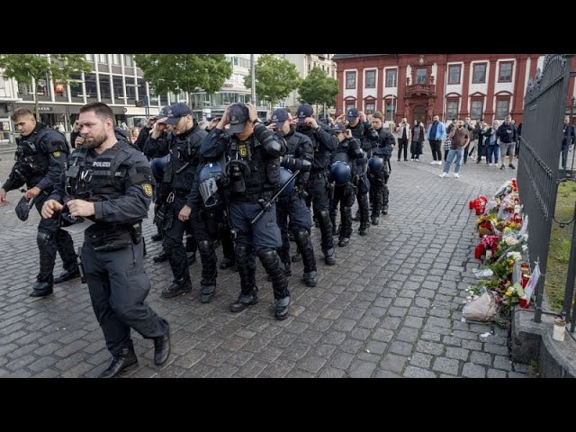 ⁣Muere un policía herido en un apuñalamiento en Mannheim (Alemania)