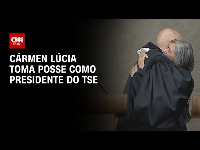 ⁣Cármen Lúcia toma posse como presidente do TSE | CNN ARENA