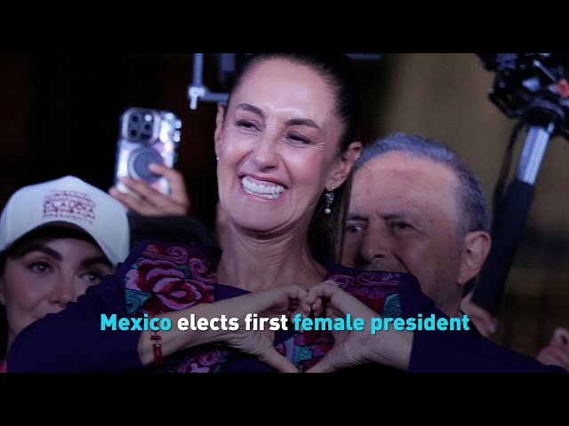 ⁣Mexico elects first female president