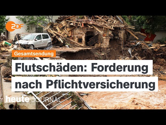 heute journal vom 03.06.2024 Flutschäden, Mannheim nach dem Angriff, EU Migration