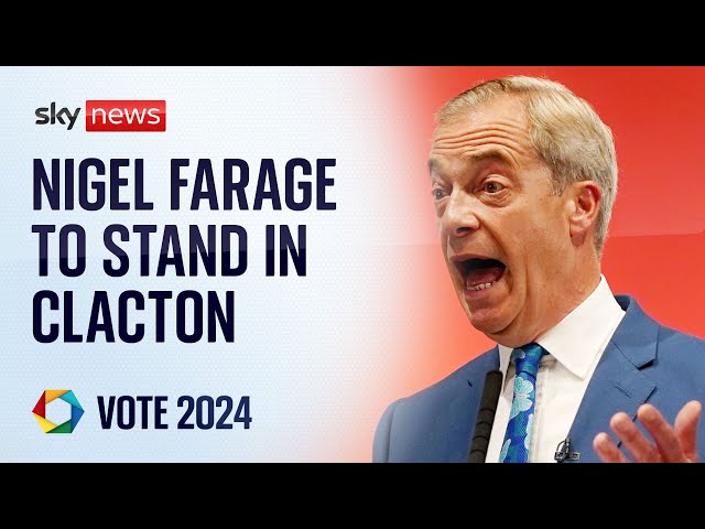 ⁣Who will lose most from Nigel Farage standing in Clacton? | Election 2024