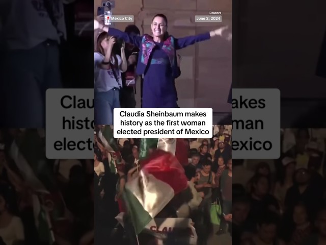 ⁣Mexico elects its first ever female president