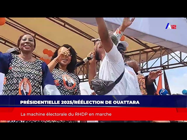 ⁣Présidentielle 2025Réélection de Ouattara La machine électorale du RHDP en marche