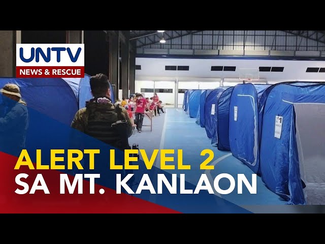 ⁣Mt. Kanlaon, itinaas na sa Alert Level 2 ng PHIVOLCS