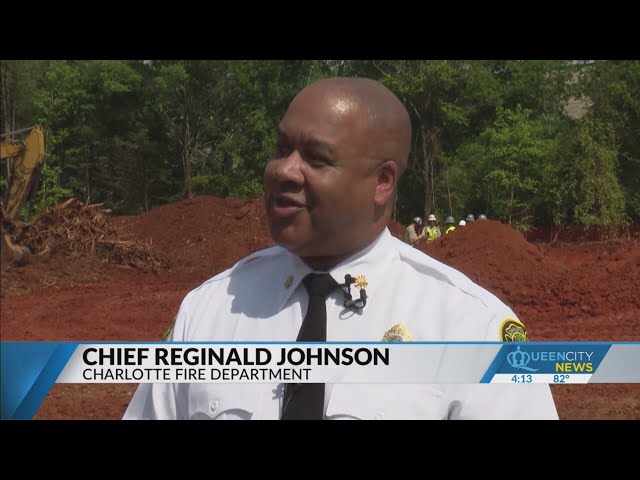 ⁣Charlotte Fire breaks ground on first all-electric fire house