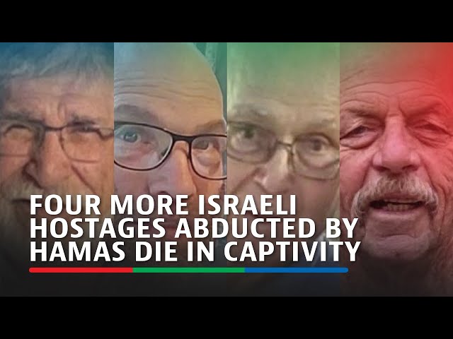 ⁣Four more Israeli hostages abducted by Hamas die in captivity