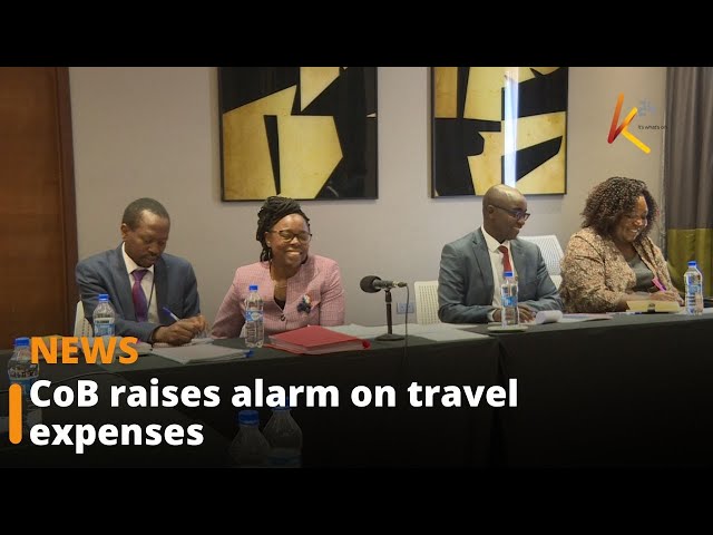 ⁣Controller of budget raises alarm on travel expenses
