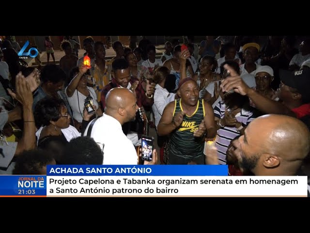 ⁣Projeto Capelona e Tabanka organizam serenata em homenagem a Santo António patrono do bairro