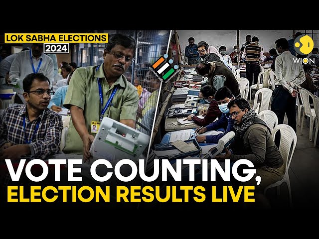 ⁣Lok Sabha Elections 2024 Results LIVE: Vote counting begins in India for General Elections 2024