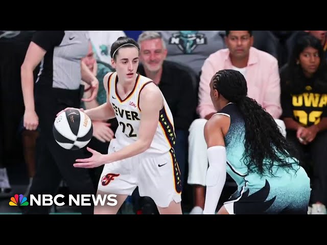 ⁣Caitlin Clark faces physical play during first month in WNBA