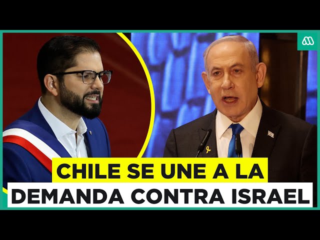 ⁣Boric anuncia que Chile se sumará a la demanda contra Israel por genocidio