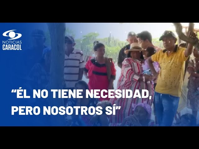 ⁣Indignación en La Guajira: “Olmedo López se ha robado lo que era para el pueblo wayú