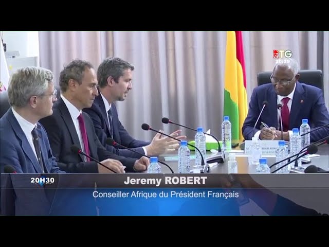⁣www.guineesud.com: Conakry, le PM a reçu le Conseiller Afrique Jeremy Robert  du président Français