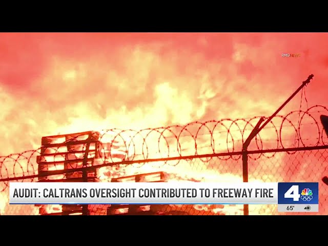⁣Caltrans didn't do enough to prevent 10 Freeway fire, report says