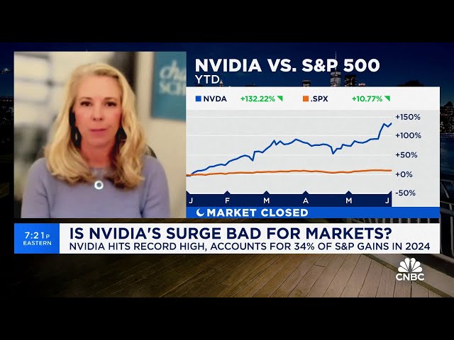 ⁣Charles Schwab's Liz Ann Sonders talks if Nvidia's rise is bad for the market