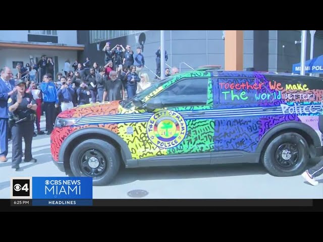 ⁣Miami police unveil vehicle to show support with LGBTQ+ community